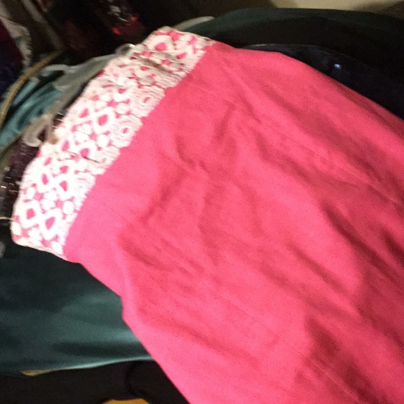 Lily Pulitzer pink strapless dress - Picture 4 of 6